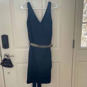 Kennedy blue size 14 navy blue lace dress